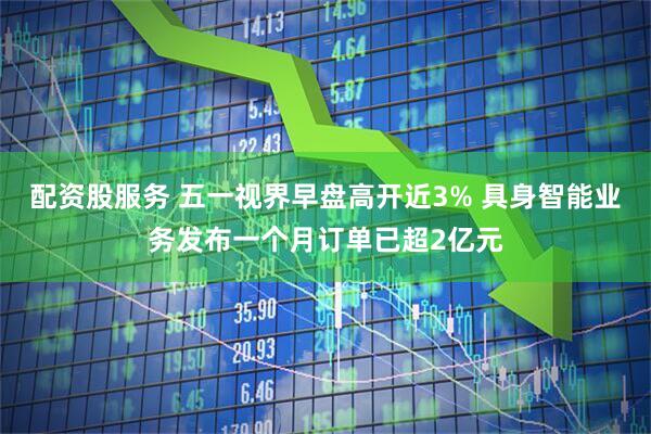 配资股服务 五一视界早盘高开近3% 具身智能业务发布一个月订单已超2亿元